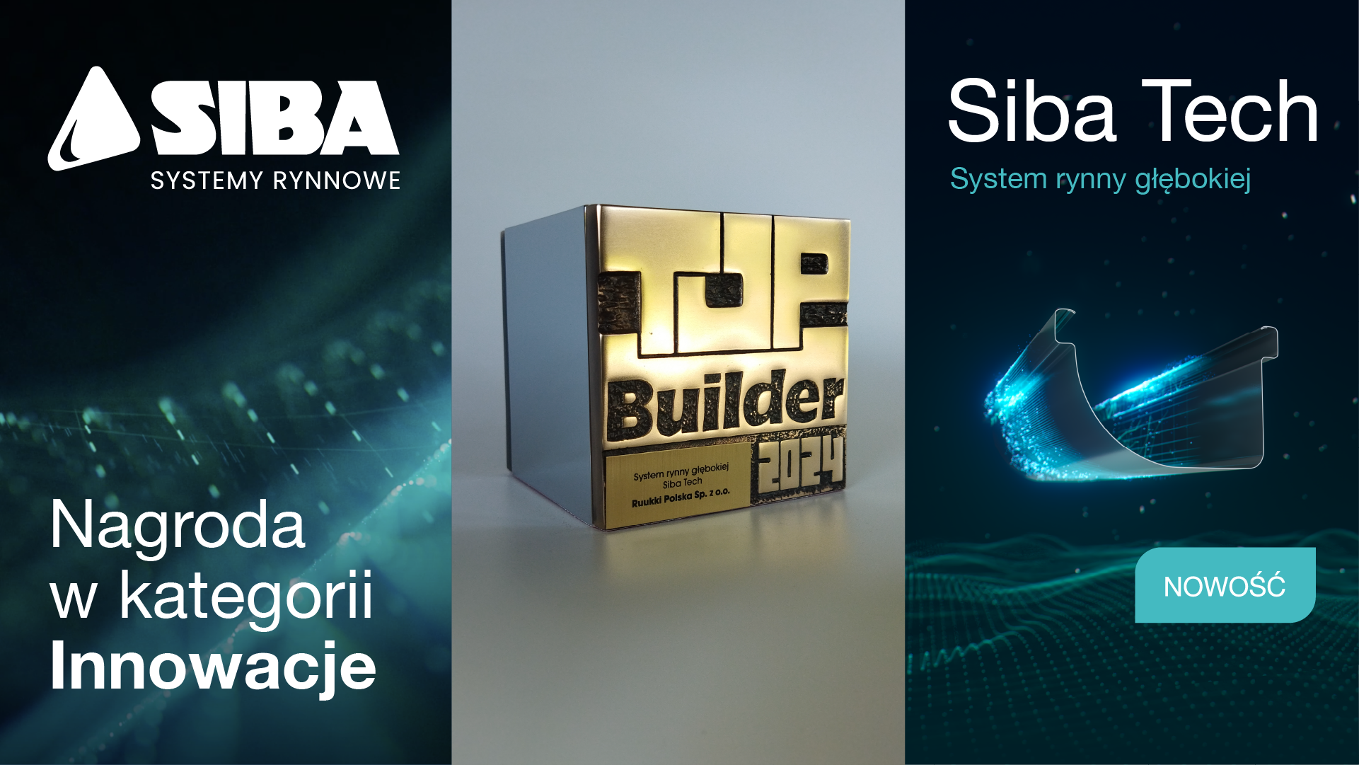 Nagroda TopBuilder 2024 dla systemu rynny głębokiej Siba Tech!
